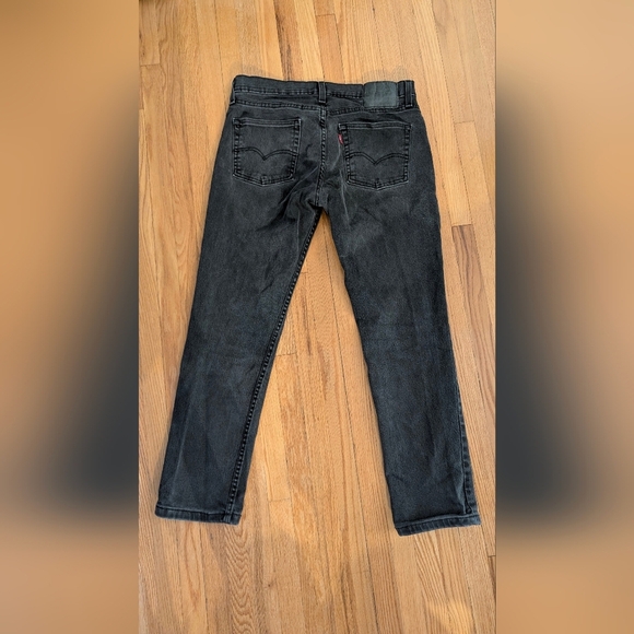 Levi's Black Straight Jeans Classic Fit - Picture 6 of 7